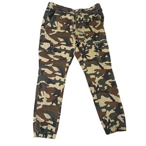 True Religion Camo Cargo SN Jogger Pants Mens‎ Hunting Green Camouflage